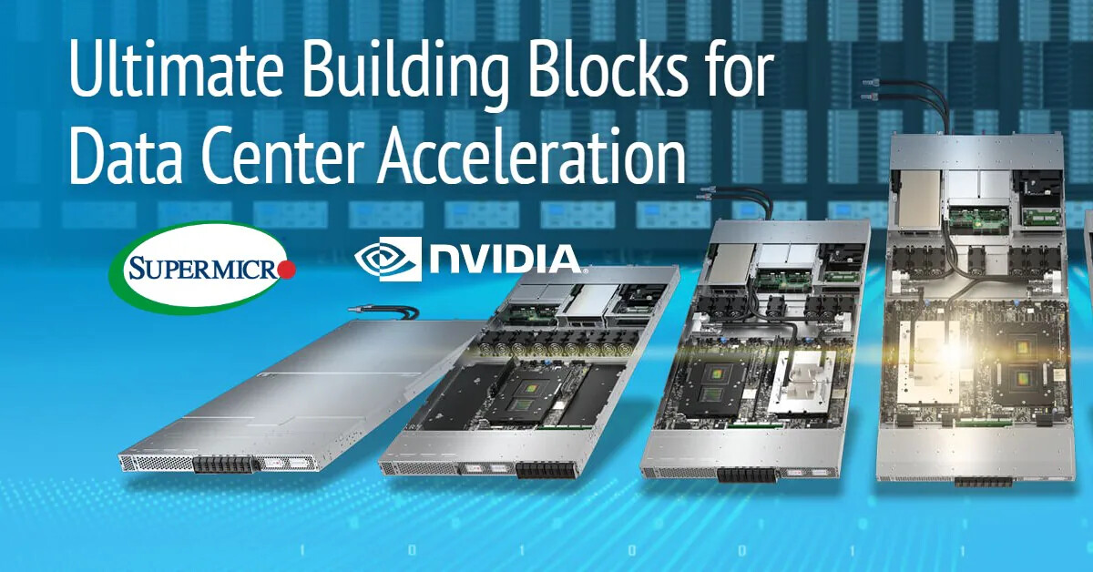 Supermicro розпочала постачання серверів на базі суперчіпа NVIDIA GH200 Grace Hopper